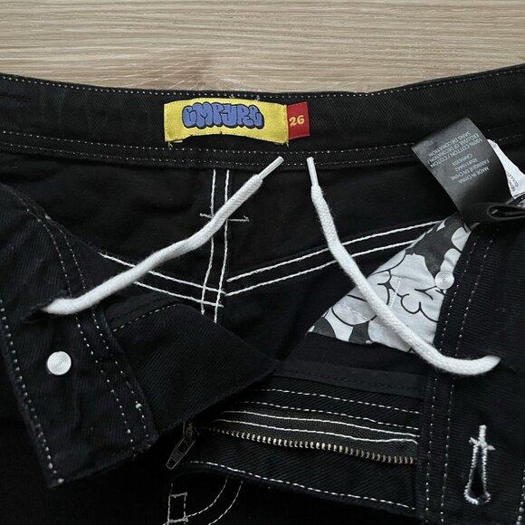 Empyre Denim Black Skate Shorts Inseam 11” - Youth 26 - Picture 7 of 16